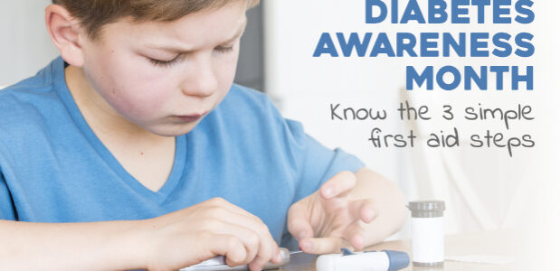 Diabetes first aid treatment 3 simple steps
