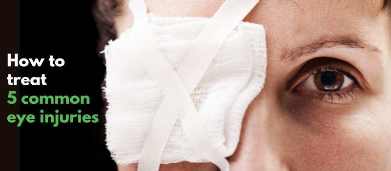 first aid for 5 most common eye injuries